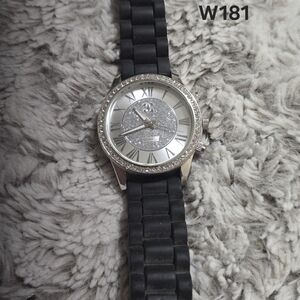 Charming Charlie Large Face Crystal Bezel Watch